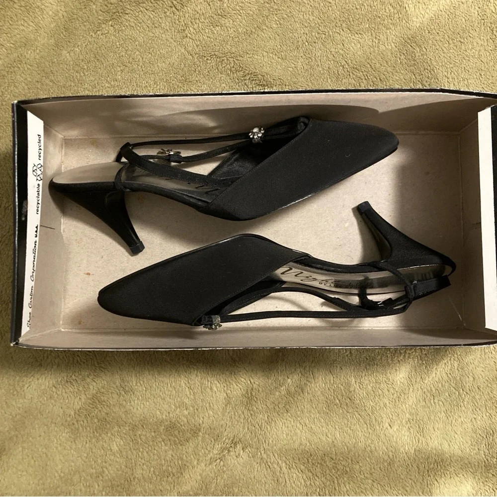 NIB Vintage Night Life by Life Stride Heeled Sandals Size 7.5M